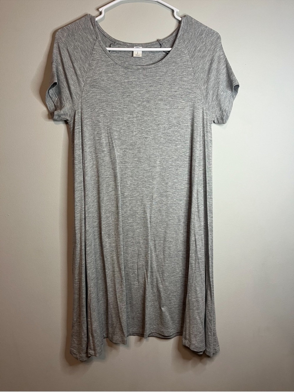 Old navy Casual Grey Short-Sleeve T-Shirt Dress small
